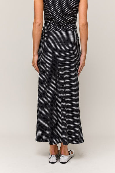 Black & White Dot Myra Skirt