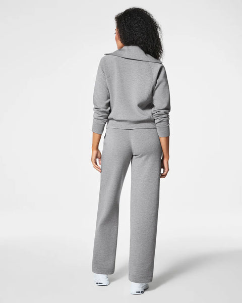 Mid Grey Heather Airessentials Half Zip Sweater