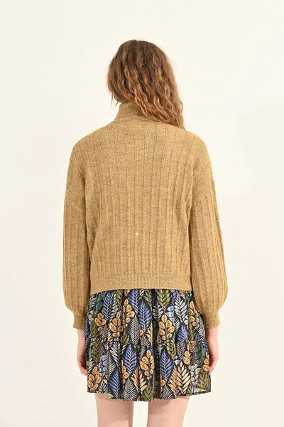 Golden Dazzle Sweater