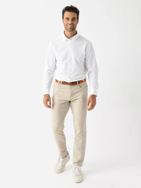 White Solid Ellis Oxford