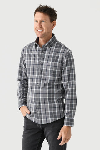 Pewter Timothy Plaid City Flannel