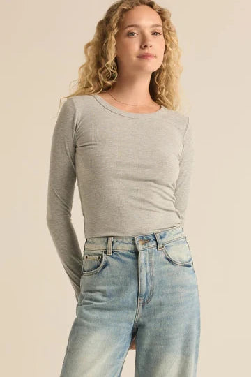 Classic Heather Grey Variegated Layer Top