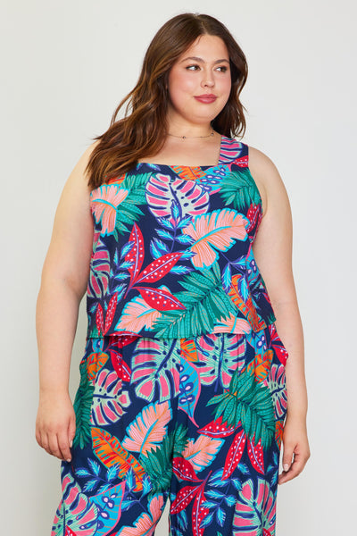 Tropical Days Print Tank (Plus: 1X-3X)