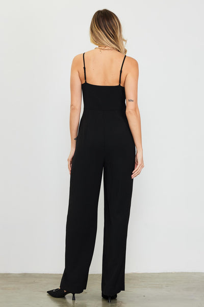 Botticelli Black Jumpsuit