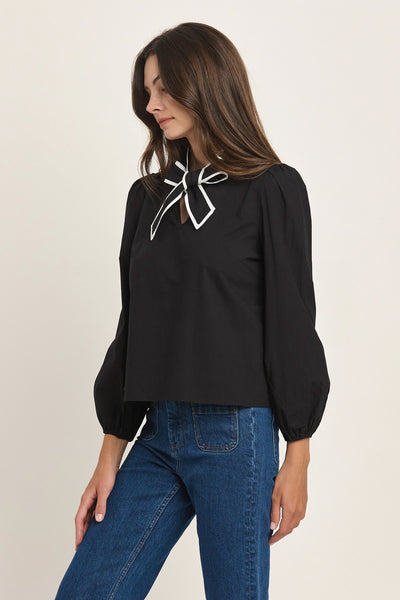 Black Janine Top