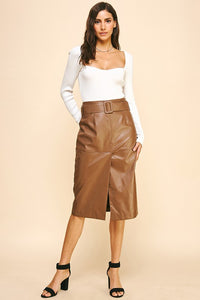 Brown Selene Skirt