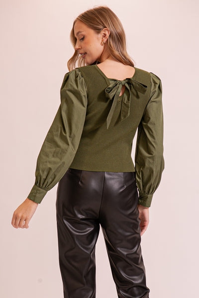 Olive Vespera Sweater