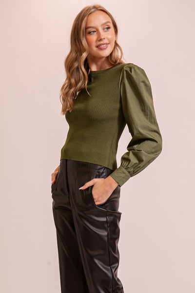 Olive Vespera Sweater