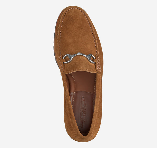 Snuff Suede Baldwin Lug Bit Loafer