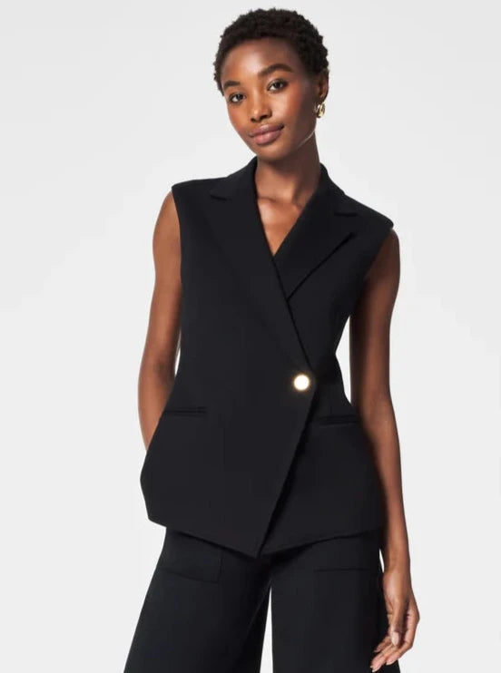 SPANX® Black Perfect Asymmetrical Top