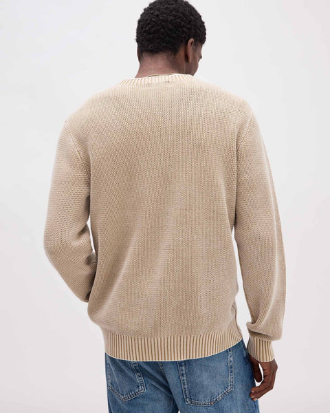 Khaki Open Knit Sweater