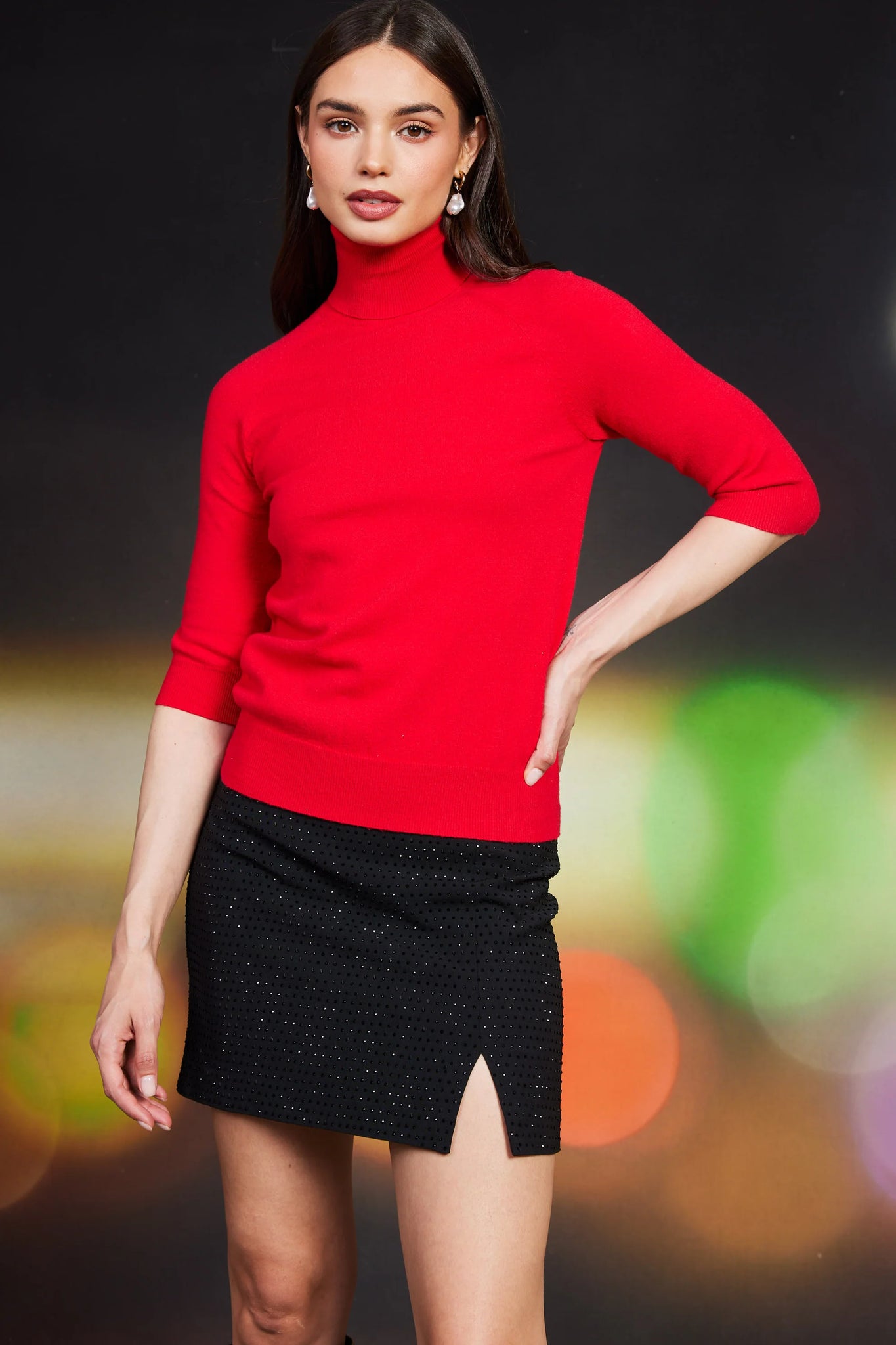 Red Great Heights Sweater