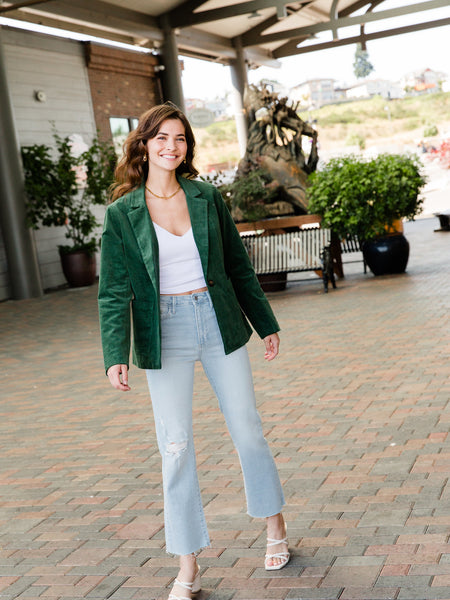 Gemstone Green Blazer - 25118