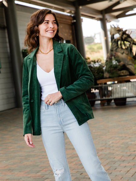 Gemstone Green Blazer - 25118