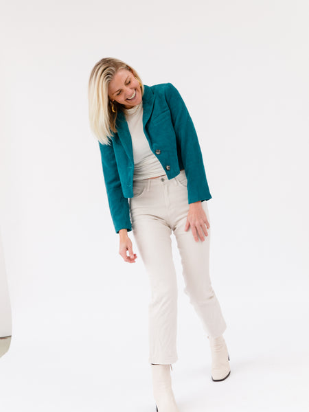 Teal Blue Kiki Blazer