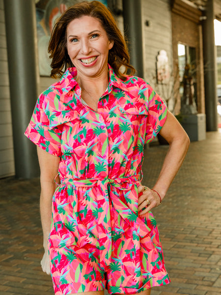 Coral Panema Playsuit