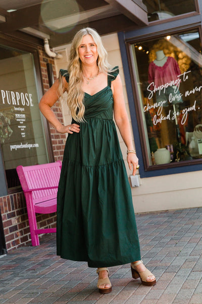 Green Sweethart Dress