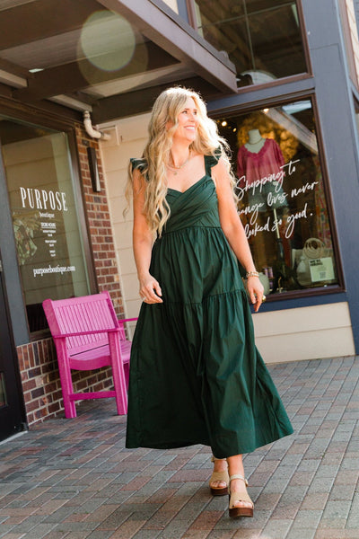 Green Sweethart Dress