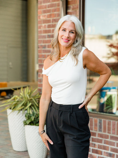 White Celeste Tank