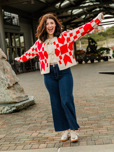 Red Jozie Sweater