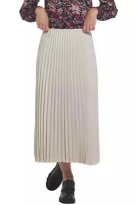 Champagne Pleated Skirt