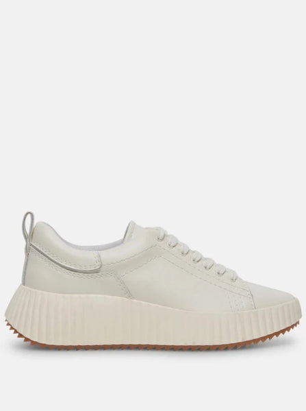 White Devote Leather Sneaker