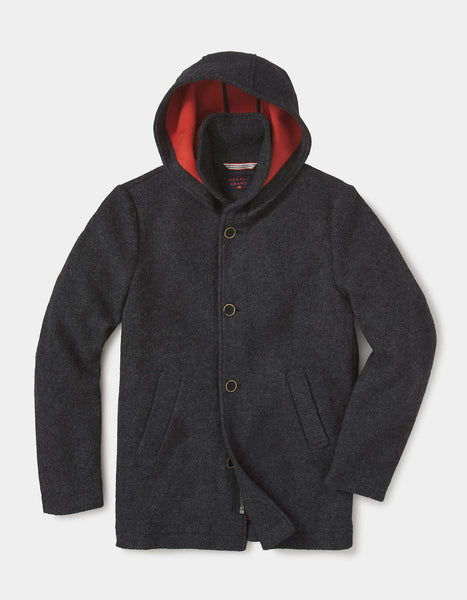 Grey Balboa City Peacoat