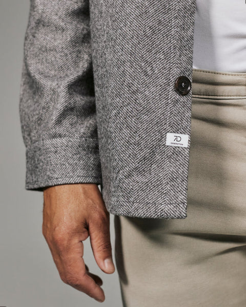 Grey Generation Herringbone Shacket