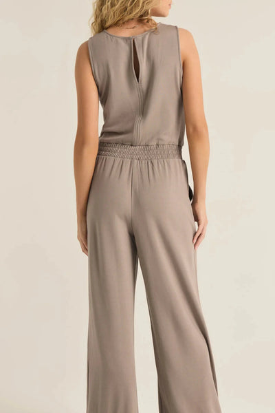 Slate Grey Layover Jumpsuit - ZP231180