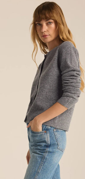 Classic Heather Grey Outlook Cardigan