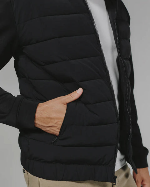 Black Rev Puffer Full Zip