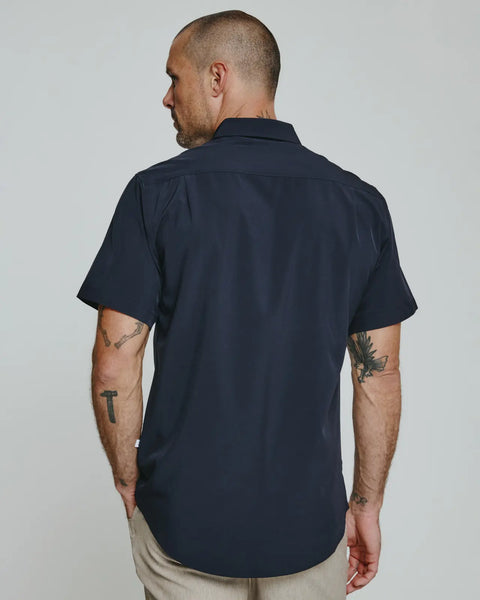 Navy Siena Button Up