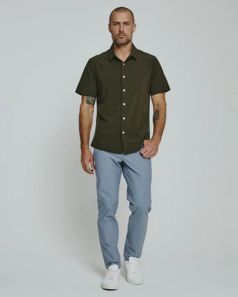 Olive Siena Button Up