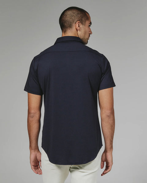 Navy Azores Short Sleeve Shirt