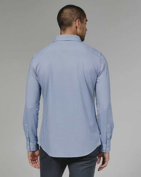 Dusty Blue Wilhem Long Sleeve Shirt