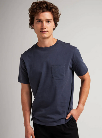 Blue Nights Pima Pocket Tee