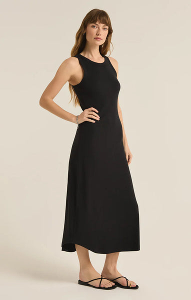 Black Goodwin Midi Dress