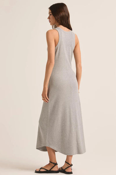 Classic Heather Grey Goodwin Midi Dress