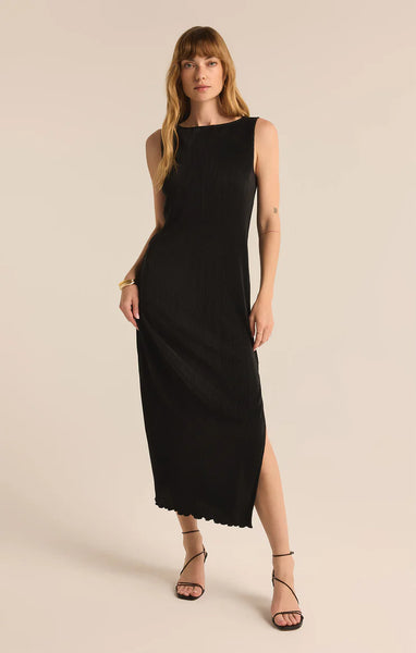 Black Gatsby Midi Dress