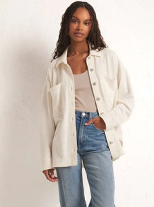 Sandstone All Day Knit Denim Jacket