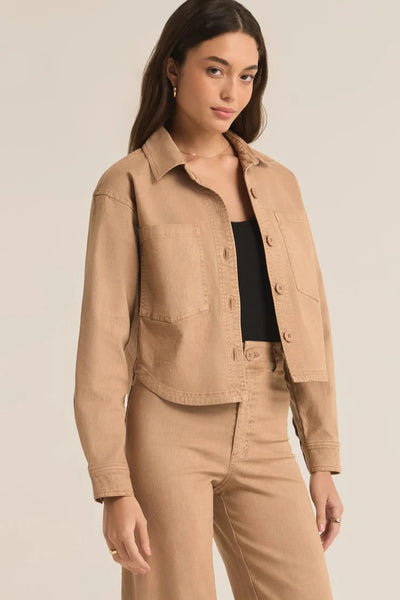 Burro All Day Cropped Washed Jacket