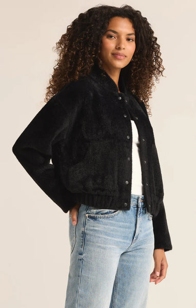 Black Lex Bomber Jacket