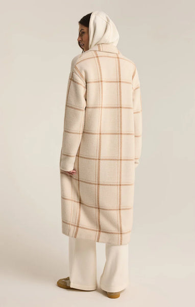 Sea Salt Mason Windowpane Coat