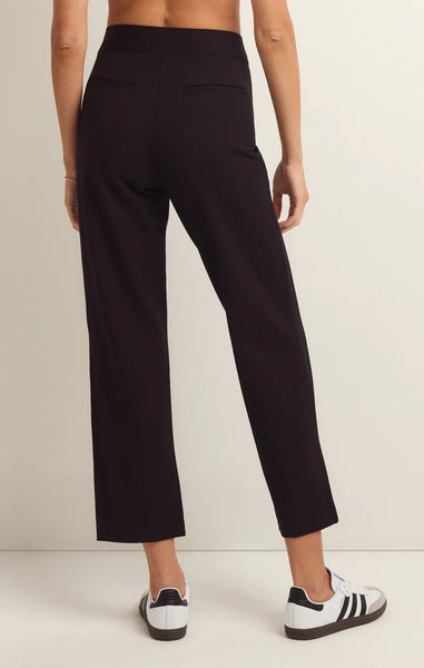 Black Do It All Straight Leg Pant