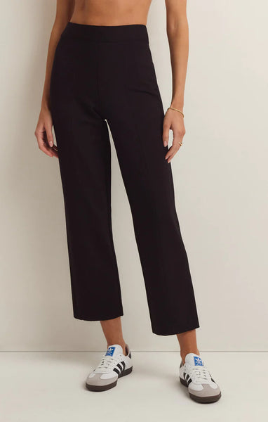 Black Do It All Straight Leg Pant