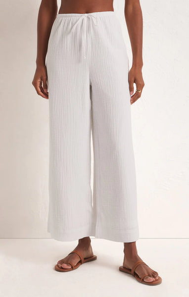 White Barbados Gauze Pant