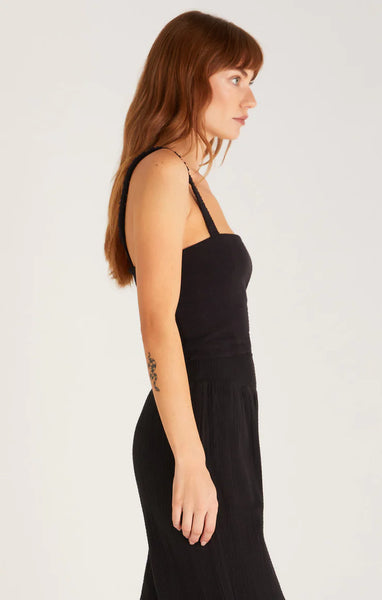 Black Cambria Gauze Top