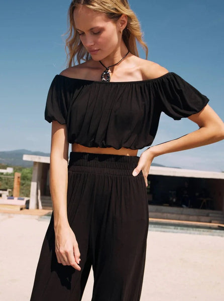 Black Fortuna Top