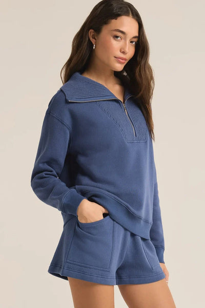 True Navy Sonata Fleece Sweatshirt