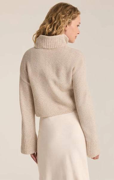 Light Oatmeal Heather Ursa Sweater Top